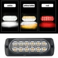 thumbnail image 6 of Walmeck 4PCS 12 Strobe LED White Light Hazard Beacon Emergency Flashing Side Marker Light Bars Warning Signal Towing Truck Flashing Lamp, 6 of 7