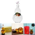 thumbnail image 5 of WHISKEYs Glass Decanter Gourd Shaped for  Carafe Bar Bottle , 1000ml, 5 of 9