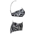 thumbnail image 3 of Traje de Baño Ocean Pacific para Mujer Completo Asimetrico en Tirantes, Cuello Redondo, Estampado Figuras Multicolor Talla G, 3 of 4