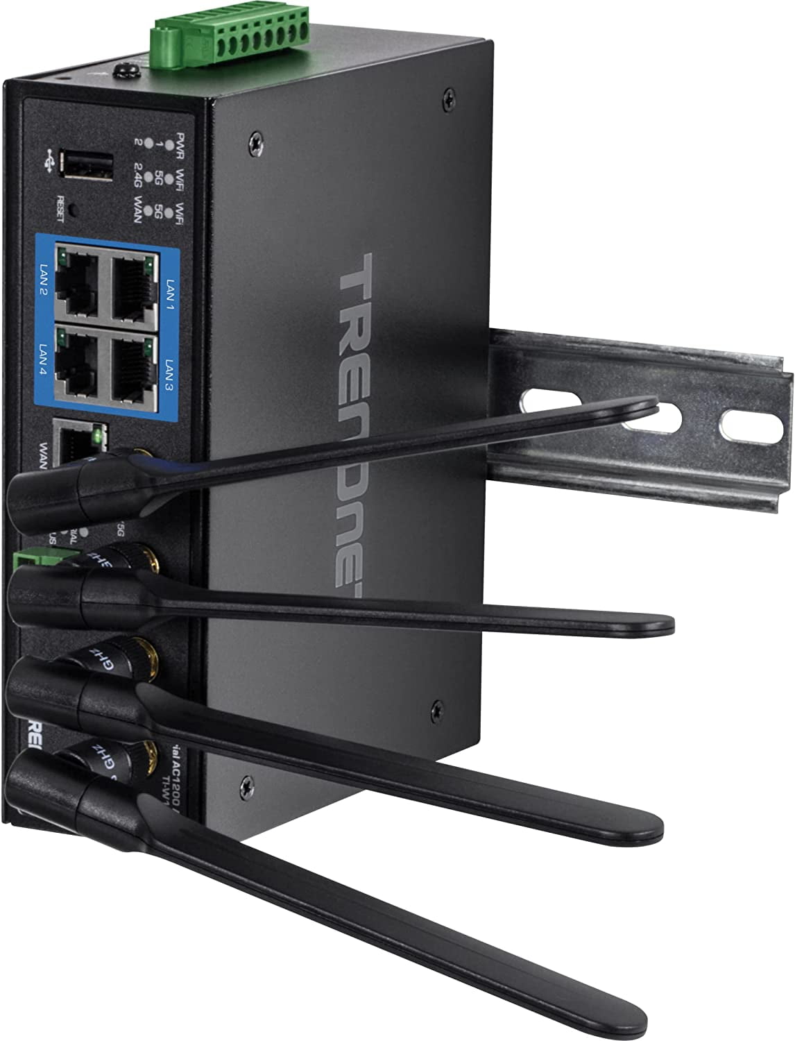 TRENDnet  TI-W100  Industrial AC1200 Wireless Dual Band Gigabit Router