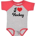 thumbnail image 3 of Inktastic I Love Hockey Girls Baby Bodysuit, 3 of 5