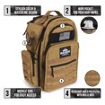 thumbnail image 3 of Sager Creek Dad Diaper Bags - Tactical Baby Diaper Bag Backpack - Brown, 3 of 10