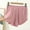 Pink A4, variant on Hrsba Women's Sleep Pants Solid Color High Waist Draping Lightweight Casual Pants Sleepwear