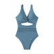 thumbnail image 2 of Acyse 2025 Womens Bikinis Clearance Juniors New Solid Color Hollow Swimsuit, 2 of 4