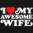 thumbnail image 3 of CafePress - I Love My Awesome Wife Dark T Shirt - Men's Classic Graphic Cotton T-Shirt, 3 of 4