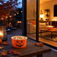 thumbnail image 5 of Halloween Cups, Summer Halloween Ice Cream Paper Cups, Disposable Cute Jack-o-lantern Treat Orange Cups for Beach Party Supplies, 30 Pack, 5 of 7