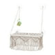 thumbnail image 2 of Hamaca de macramé para gatos Sunnimix Cesta de tapiz tejida a mano colgante bohemio 48,5 cm x 22 cm, 2 of 8