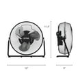 thumbnail image 3 of Airtek  High Velocity Desk Fan, 3-Speed Electric Fan with Metal Blades and Safety Grilles, 3 of 10