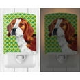 thumbnail image 2 of Caroline's Treasures SC9289CNL Beagle St. Patrick's Day Shamrock Portrait Ceramic Night Light, 6x4x3", multicolor, 2 of 2
