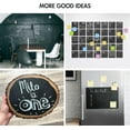 thumbnail image 3 of BSHAPPLUS® 23.6" x 78.7" Extra Large Chalkboard Adhesive Paper Roll,5 Chalks Included,Peel & Stick Vinyl Chalkboard Contact Paper,Removable Self Adhesive Blackboard Wallpaper for Home & Office, 3 of 10