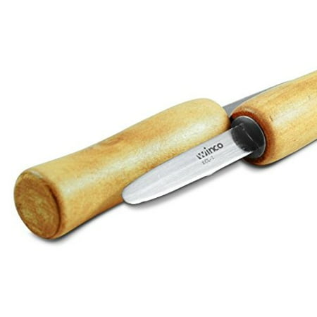 Best Oyster Knife - 6 3/4-Inch Oyster Knife, Oyster Shucker, Oyster Opener, Clam Knife, Shellfish Knife, Shellfish Opener, Seafood Tool, Stainless Steel, Wooden Handle, Set of 2