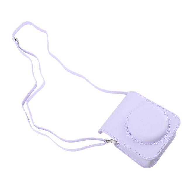 Mini Camera Protective Bag PU Camera Case for Mini 12 with Adjustable Detachable Strap Soft Scratch Microfiber Interior