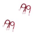 thumbnail image 3 of stanreset 1/2/3/5 2 Pieces Household Hotel Polyester Curtain Holdback Living Room Drape Tieback Draperies Decorative Holder Waved Rope Red 2PCS, 3 of 6