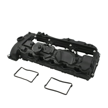 BROCK Engine Cylinder Head Valve Cover w/ Gasket Kit Replacement for 10-18 BMW Various Models (Best Valve Cover Gasket)