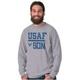 thumbnail image 4 of USAF Son United States Air Force Men's Long Sleeve Tee T Shirt Brisco Brands L, 4 of 6