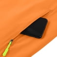 thumbnail image 4 of Men's Jackets Cameland Men's Solid Color Long-sleeved Stand-up Collar Workwear Waterproof Windbreaker Jacket Orange L, 4 of 9