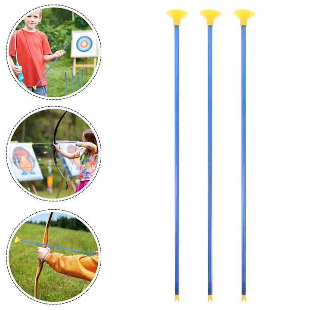 Lot De 6 Flèches à Ventouse SUPVOX – 45cm, Plastique Robuste, Ventouses Puissantes, Pour Tir à L'arc Enfants, Indoor Et Outdoor