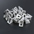 thumbnail image 3 of NIAIZEK 25Pcs Aluminum Right Angle Brackets for 20mm Extrusion Frame Rigid Connection Hardware, 3 of 5