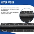 thumbnail image 2 of Get Accurate Measurements with our 1 Pack Architectural Scale Ruler - 12'' Imperial Triangular Ruler for Architects, Students, Draftsman and Engineers. Laser-Etched Aluminum with Highly Legible Numera, 2 of 4