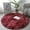 Red, variant on Luxury Round Fluffy Area Rugs for Bedroom Room Nursery, Super Soft Anti-Skid Circle Rug Cute Shaggy Carpet for Children Living Room, Blue 1.4x1.4ft