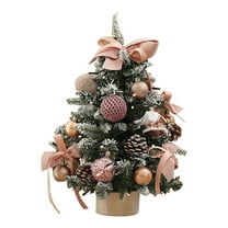 Clode Glowing Christmas Tree Ornament (with Remote Control Light String) | Indoor Christmas Decoration | Tree Lighting | Creative Holiday Atmosphere Maker Metallic Ornament Set