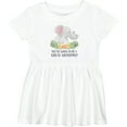 thumbnail image 3 of Inktastic You're Going to Be a Great Grandma Elephants with Flowers Girls Baby Dress, 3 of 5