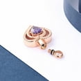 thumbnail image 2 of Crystal Heart Memorial Cremation Jewelry for Ashes Urn Necklace Lockets for Cat Ashes Holder Keepsake Pendent for Ashes and Chain, 2 of 7