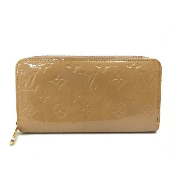 Pre-Owned Louis Vuitton M91470 Vernis Zip Around Long Wallet Long Wallet Noisette... (Good)