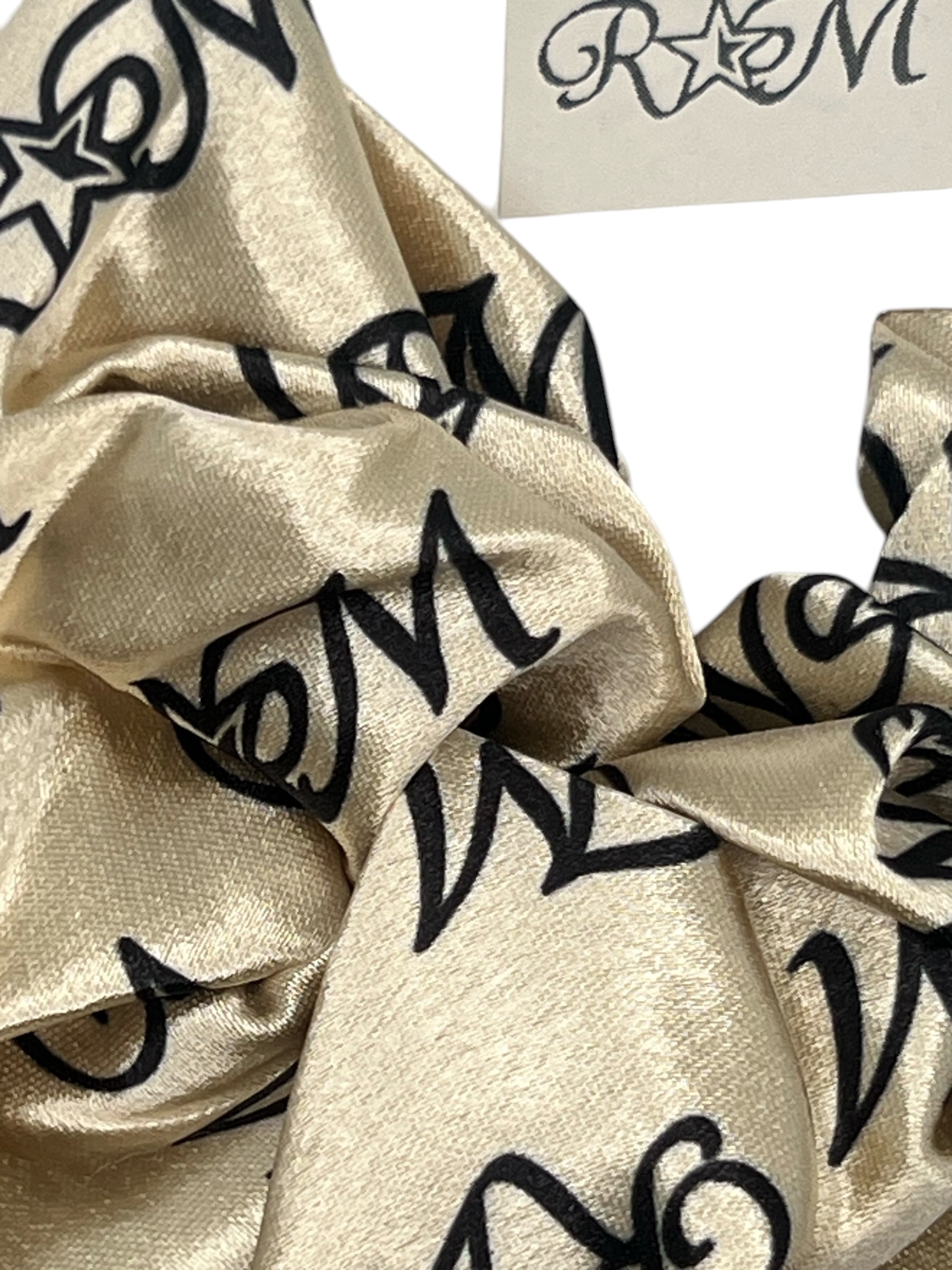 Scrunchie Hair Tie Gold