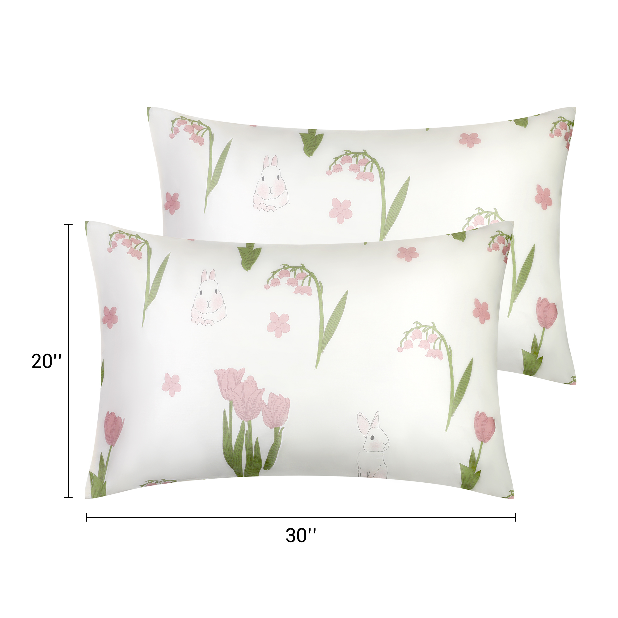 Unique Bargains Pillowcase Cotton Floral Pillow Cases with Envelope Closure Purple Flower
