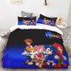 thumbnail image 3 of Juego de edredón de 3 piezas con estampado digital 3D de Sonic Boy, suave, 100 % poliéster, tamaño king, para decoración del hogar, regalo para adolescentes y niños, 3 of 5