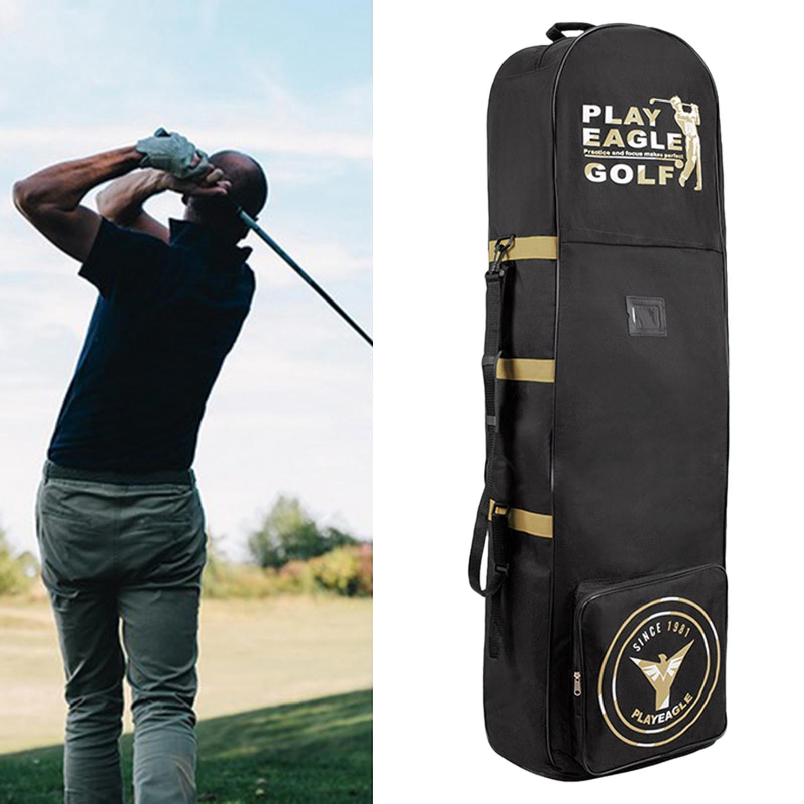 DimyFew Airline Golf Travel Bag Golf Travel Cover Zipper Foldable Storage Bag Golf Clubs Aureate