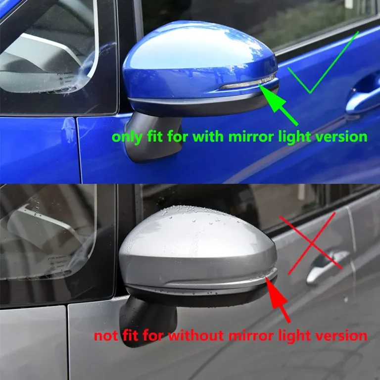 Copertura Inferiore Specchietto Lato Sinistro Per Honda Jazz GK5 2015-2019 – ABS, Con Luce, Sostituzione Originale