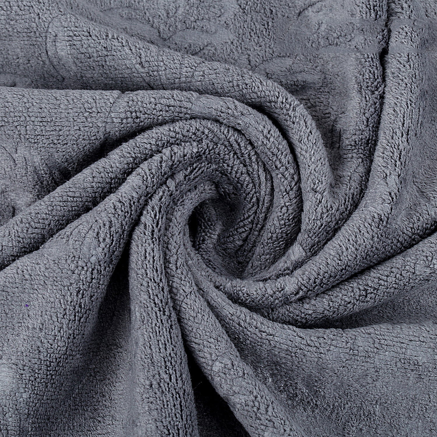 JML Bath Towels 2 Pack,30" x 60",Microfiber Absorbent Fast Drying Super Soft Beach Towels, Grey Floral