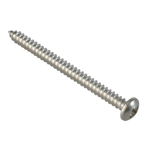 Forgefix Self-tapping Screws, Pozi, Pan Head, A2 Stainless Steel