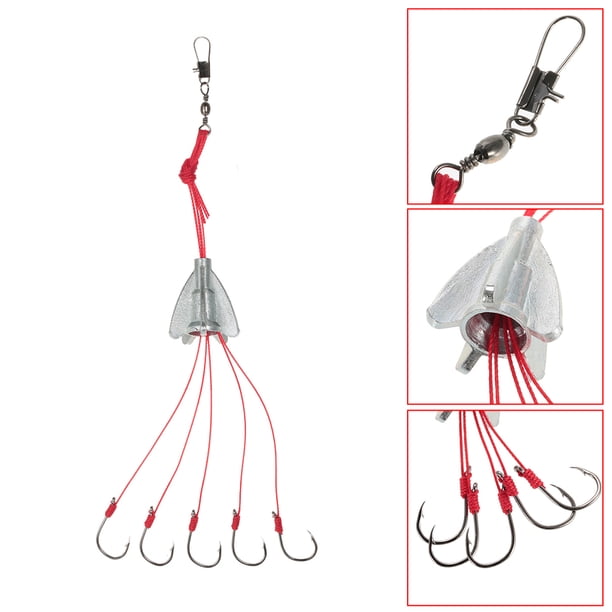 Lot De 500 Hameçons Barbelés Acier Carbone - 10 Tailles Avec Boîte - Pêche Eau Douce Et Salée Doré