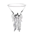thumbnail image 2 of Octopus Tentacle Wine Goblets, Jellyfish Shape Cocktail Glass, Artistic Stemware for Wine, Cool Bar Decor, Unique Birthday Gift for Her Him, 2 of 8