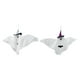 thumbnail image 3 of Decoración colgante de Halloween, colgante blanco, lindo volador para casa embrujada, jardín. 2PC blanco y morado, 3 of 9