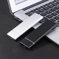 thumbnail image 4 of Thinsont 22x30/42/60/80 USB 3.1 to M.2 NGFF SSD Box Computer Aluminum Alloy Mobile Hard Drive Enclosure Driver Free Laptop Black C-C Cable, 4 of 6