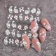 thumbnail image 3 of 3D Flowers Nail Stickers 4 Sheets Nail Stickers Nail Art Decals Self-Adhesive Nail Art Decoration Nail Accessories, 3 of 5