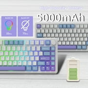 ATTACK SHARK X85 Wireless Mechanical Keyboard 75% Gasket-mounted Bluetooth 5.1/2.4G Wireless & Type-C Wired Mechanical Keyboard