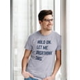 thumbnail image 2 of Wait, Let Me Overthink This Men T-Shirt, Male x-Large, 2 of 4