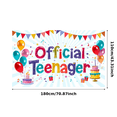 thumbnail image 3 of Yatrandify Colorful Theme Happy Birthday Banner For Kids Party Teenage Celebration Indoor Decoration, 3 of 8