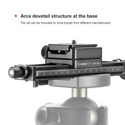 SUNWAYFOTO MFR-150D Macro Focusing Rail with screw-knob clamp