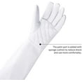 thumbnail image 3 of Guantes de jardinería de cuero de manga larga, guante de cuero transpirable resistente a pinchazos, guantes de jardín de poda floral rosa para mujeres y hombres - Amarillo-Verde- oso de fresa  Electrónica, 3 of 5