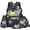 Green Axolotl Solar System Space, variant on Yspwyqan Bookworm Axolotl Kids Backpack Set 4Pcs with Lunch Box Pencil Case Water Bottle, 17 Inch Lightweight Bookbag Fits 13 Inch Laptop for Elementary Middle School Travel