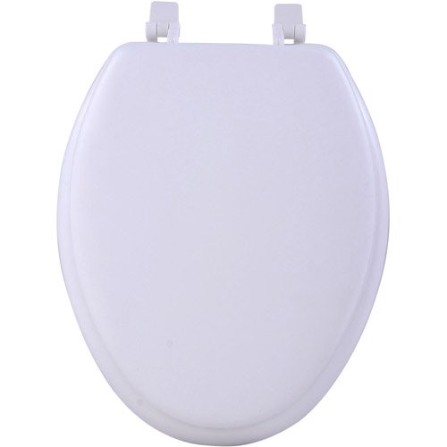 Achim Fantasia 19 Soft Elongated Vinyl Toilet Seat Elongated White Walmart Com Walmart Com