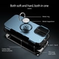 thumbnail image 6 of FIEWESEY for iPhone 13 Pro 6.1 Inch Case, Anti-Scratch Shockproof Case 360 Degree Rotation Finger Ring Holder Kickstand [Work with Magnetic Car Mount] for iPhone 13 Pro 6.1 Inch(Navy), 6 of 6