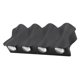 thumbnail image 2 of Aplique de pared LED de aluminio de 8 W para exteriores, para pasillos, corredores y patios, luz blanca cálida de 3000 K, resistente al agua IP65 de 85-265 V, 2 of 8