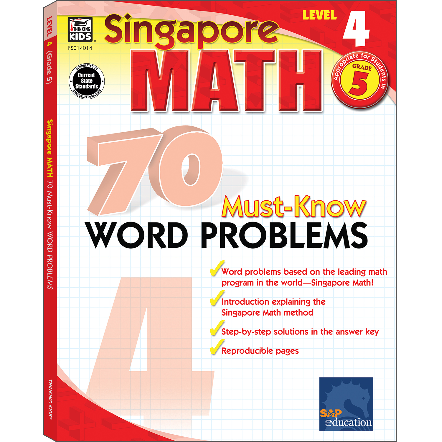 Frank Schaffer Publications 70 Must Know Word Problems 160 Pages 